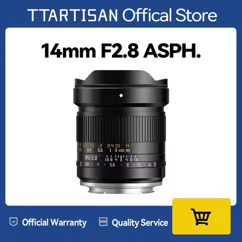 TTArtisan 14MM F2.8 Dual ASPH. Ultra-Wide-Angle Lens E Z RF L for Sony a7iv a7iii fx30 Nikon Z6 Z9 Z