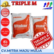 VITAKUR 250 GR dan 100 GR - Multivitamin Herbal untuk Hewan dan Asam Amino Plus Sari Kunyit dan Tem