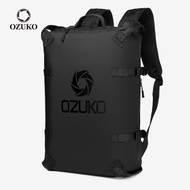 OZUKO Fashion Outdoor Motorcycle Men Backpack Large Capacity Waterproof Travel Bags vdw