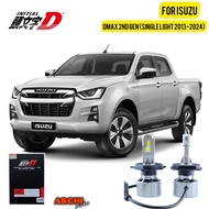 INITIAL D X9B Car LED Headlight Bulb For Isuzu Dmax 2nd Gen (H4) 2013-2024 35W 7000lumens