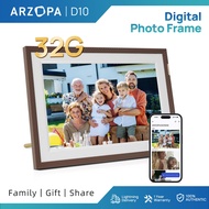 ARZOPA D10 Digital Picture Frame 10.1 Inch Smart WiFi Digital Photo Frame 32GB with 1280x800 IPS Tou