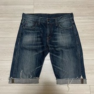 Levi's levis 525 W34腰 深藍刷色牛仔短褲工作短褲 505 504 502 503