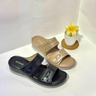 BONNIE EXTRA SIZE SANDAL JL008-2 EXTRA SIZE SANDAL COMFORT WANITA RINGAN SIZE 42/44  Tahan Lasak