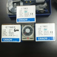 CIKACHI TIMER RELAY AH3-1 240vac 50/60Hz 8pin . 6 & 10min ori taiwan