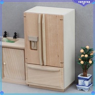 [Ranarxa] Dollhouse Mini Refrigerator Realistic 1/12 Scale Prop Model Dollhouse Decoration Dollhouse Furniture Mini Fridge for Kitchen