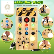 Wooden Busy Board Toys Toddler Busy Board Toys Busy Board Toys With Light Switch Toy For Activity,Ch