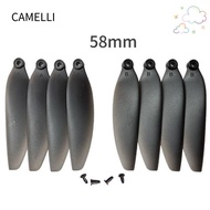 CAMELLI Folding Propeller Blades, Universal Black Remote Control Drone Parts, 58mm/66mm Plastic Quad