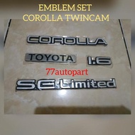Corolla Twincam Emblem Limited Set