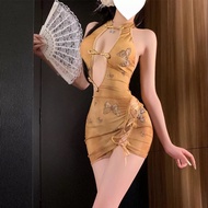 Sexy Cheongsam Uniform - Erotic Lingerie Ascetic Style Sleepwear