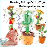 2024 New Plush Dancing Talking Cactus Toys  Kids Dancing Learning Talking Cactus Toy Interactive Tal