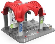 Train Accessories Modern Station for Kids, Train Tunnel for Wooden Railway System, Multifunction Toy