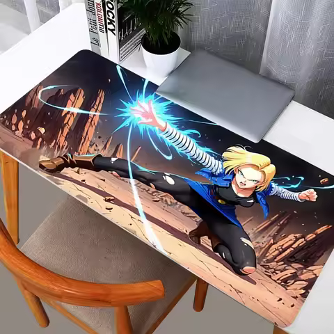 DBZ Dragon Ball Android 18 Mouse Pad Gaming Large Dywan Gamer Keyboard Desk Mat Table Carpet Mousepa