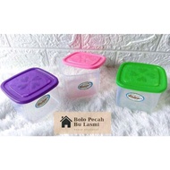BL - Colorful Mini Square Jar Colored Square/ Multipurpose Spice Container Airtight Container Food C