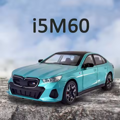 1:24 Scale i5M60 XM Toys Models Cars Alloy Diecast Rubber Tires Miniature Vehicle with Light Sound C