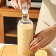 Divided Glass Water Bottle 750ml, thick glass Glass Bottle