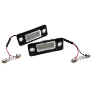 2Pcs For Audi A8 S8 Quatto D3 4E2 4E8 2002-2010 Car Rear White LED License Plate Light Number Lamp