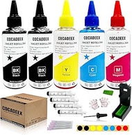 COCADEEX 500ml Ink Refill Kit Compatible with Hp 68XL & 68 Ink Cartridges,Work with Envy 6152e 6155e