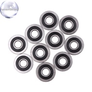 kamembelling 10Pcs F695-2RS Stainless Steel Bearing Flanged Miniature Deep Groove Ball Bearings F695