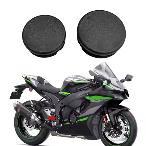 Motorcycle Frame End Caps Frame Hole Cover Caps Plug Decorative Fit For Kawasaki ZX-10R ZX-10RR ZX10