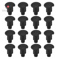 16Pcs Plastic Rivets Clip 4mm x 5mm x 15mm Black
