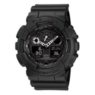 Casio G-shock นาฬิกาข้อมือผู้ชาย สีดำ สายเรซิ่น รุ่น GA-100-1A1DR(ประกัน cmg)