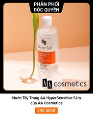 NƯỚC TẨY TRANG 3in1 của AA COSMETICS CHÂU ÂU