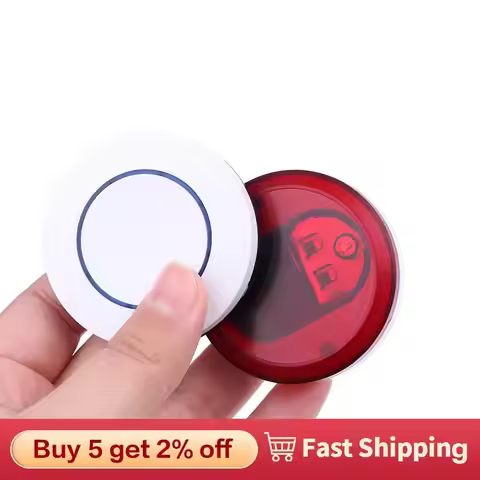 6V 433Mhz Wireless Remote Control 1 Button Round Remote Control Switch Feel Free To Paste EV1527 Chi