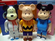 Snoopy Charlie Lucy beabrick 400% Peanuts