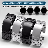 24mm 26mm 28mm 30mm Large Size Stainless Steel Watchband Men Watch Chain Strap For Diesel DZ4323 DZ4