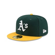 หมวกแก๊ป New Era รุ่น Oakland Athletics Authentic Dark Green 59Fifty Cap