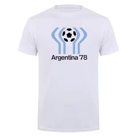Argentina 78 T Shirts Cotton Men Women 1978 Argentina 78 Football Soccer T-Shirt Streetwear Tops LH-
