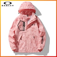 OAKLEY Outdoor Casual Camouflage Jacket for Women: Hooded & Windproof Windbreaker