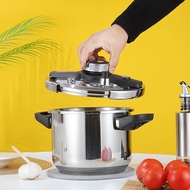 German 304 Stainless Steel Pressure Cooker Household Gas Induction Cooker Universal New Explosion-Proof Thickening Calipers Pressure Cooker-Household Kitchen Pressure Cooker