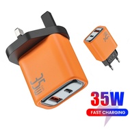 35W Fast Charger Type C USB Charger Adapter For Samsung Xiaomi Travel Mobile Phone USB C Charger Wal
