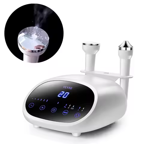 VLVEE 2-IN-1 Ultrasonic Beauty Device Facial and Eye Beauty Instrument Deep Cleaning Body Massage SP