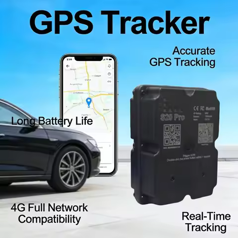 5M Accuracy Hidden 4G GPS Tracker - Vehicle Anti-Theft Locator with Real-Time Alert/Geo-Fencing | Pa