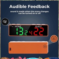 Mini Digital Scoreboard Portable Wireless Electronic Scoreboard with Buzzer 6-Digit Display for Corn
