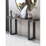 ♠♙Solid Wood Foyer Table, Light Luxury, New Chinese Modern Minimalist Dining Table, Wall Facing Foye