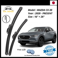 🔥MR WIPER🔥 MAZDA CX-30 CX30 (2020-2024) MR WIPER JAPAN TECHNOLOGY WIPER BLADE WINDSCREEN WIPER