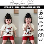 HELLO KITTY RED PANTS SET FOR GIRLS