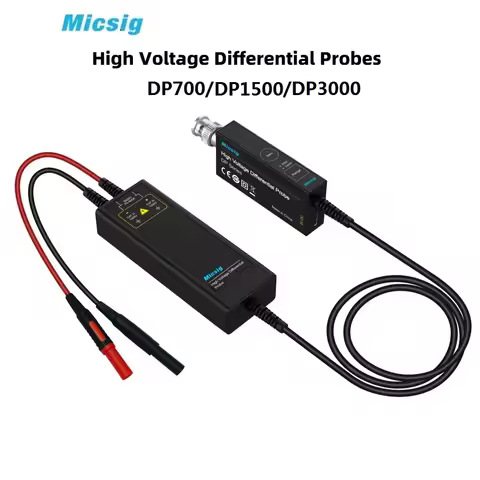 Micsig Oscilloscope High Voltage Differential Probe DP Series - DP700/DP1500/DP3000 Oscilloscope Pro