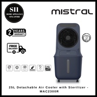 Mistral MAC2300R: 25L DETACHABLE AIR COOLER with STERILISER - 2 YEARS WARRANTY