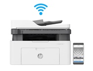 เครื่องปริ้น HP LaserJet MFP 137FNW (4ZB84A) Printer เลเซอร์พริ้นเตอร์ เครื่องพิมพ์พร้อมหมึกแท้ 1 ชุด