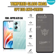 LAYAR Oppo A79 5G Tempered Glass Anti Static Spy Anti Peep Full Screen Oppo A79 5G