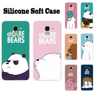 Samsung Galaxy J2 Pro J4 J4+ J6 J6+ Plus J8 2018 Phone Case Silicone Cover Soft TPU Phone Casing Three Bare Bears 2 Patterned