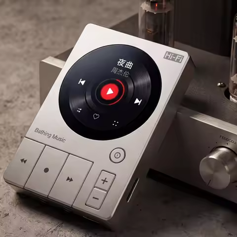 2026 New DSD256 MP3 Player DSF/DFF Support,ESS9018 DAC,Piano-Style Buttons,32bit/192KHz,HiFi Lossles