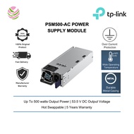 TP-Link PSM500-AC Hot Swappable 500W AC Power Supply Module with 53.5V DC Output Voltage for L3 PoE 