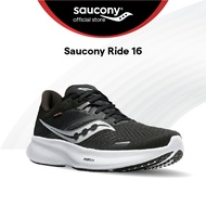 Saucony Ride 16 Wide Road Running Jogging Shoes Men's - Black/White S20831-05