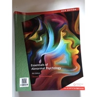 Essentials of Abnormal Psychology Psychology Reference Book Asia Edition cengage