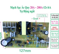 Mạch Sạc Acquy 20A ~ 200A tự động 12V/6A - linh kiện điện tử QUỲNH DIỄN